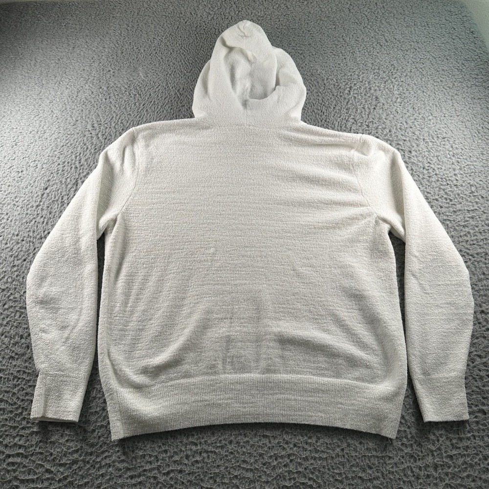 Eberjey Hoodie Womens S Cream Pullover Terry Soft Cozy Hooded Sweatshirt Lounge - Picture 5 of 10